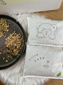 "Hallo Baby" Kräuterkissen Set zur Geburt